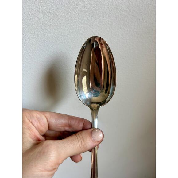 Vintage S Kirk & Son Sterling Serving Spoon | Serving Spoon | 925 Silverware - Picture 2 of 6